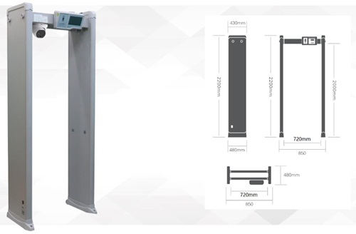 Fever screening metal detector door Hikvision ISD-SMG318LT-F 